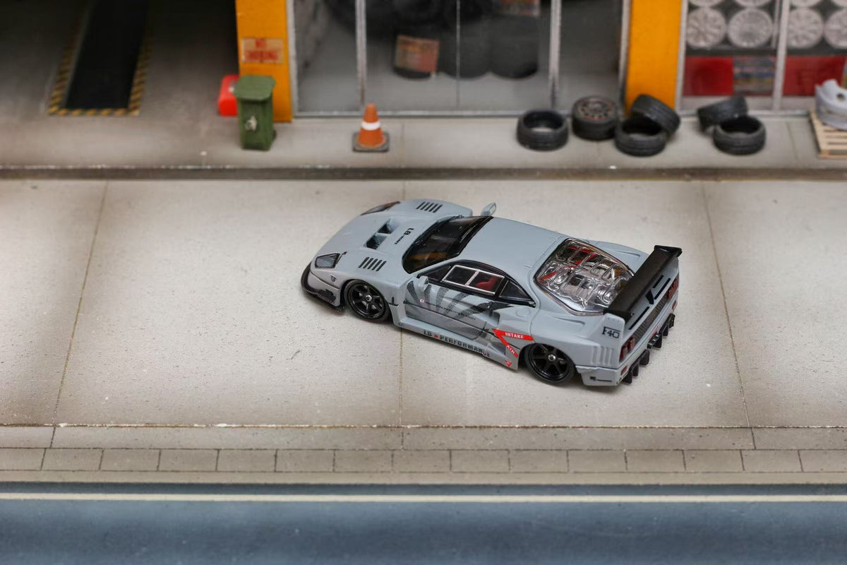 Ghost Player 1:64 LBWK Ferrari F40 Grey