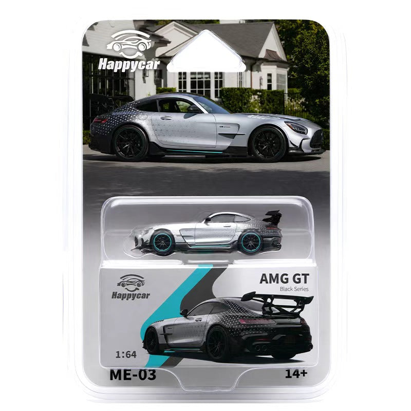 [Preorder] HappyCar 1:64 Mercedes AMG AMG-GT Silver ME-03