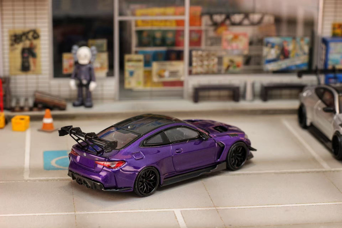 [Preorder] Street Weapon 1:64 BMW M4 Flossmann Full Widebody Kit G82 GTR (3 Colours)