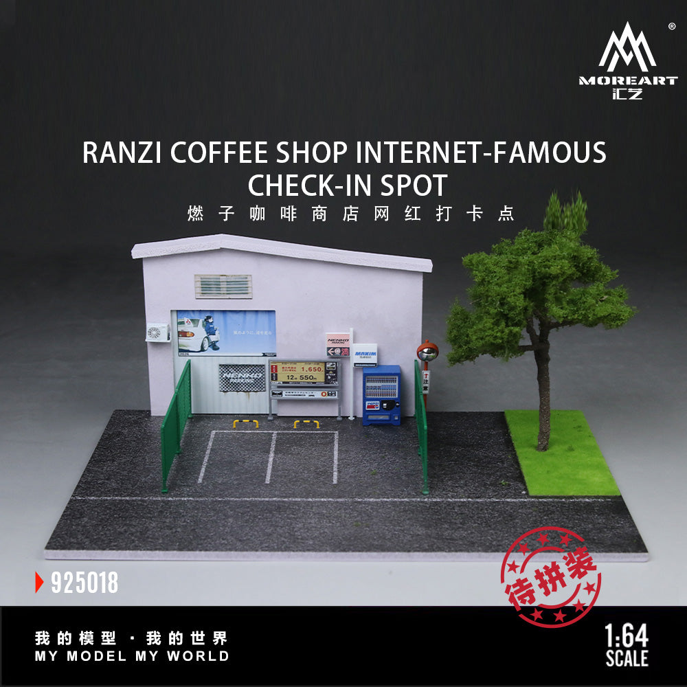 [Preorder] MoreArt 1:64 RANZI COFFEE SHOP INTERNET-FAMOUSCHECK-IN SPOT MO925018