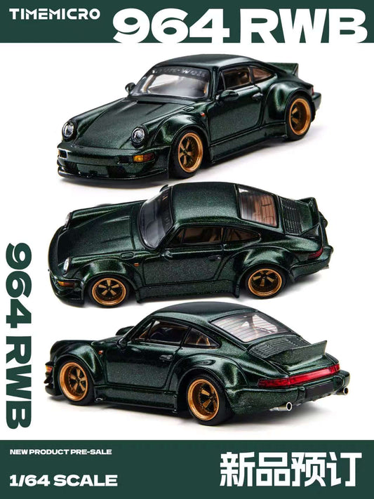 [Preorder] TimeMicro 1:64 RWB 964 Green TM648509