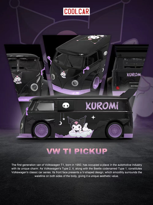 [Preorder] Cool Car 1:64 Volkswagen TI PICKUP Kuromi Purple CC642954