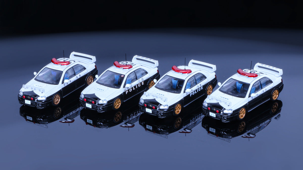 Rollin 1:64 Subaru STI Japanese Police car  (4 Versions)