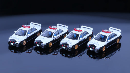 Rollin 1:64 Subaru STI Japanese Police car  (4 Versions)