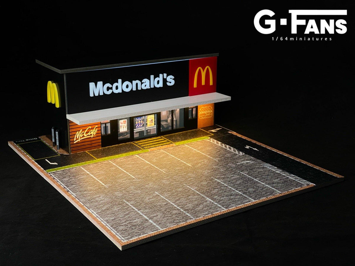 [Preorder] G.Fans 1:64 Diorama McDonald's Fast Food Building 710013