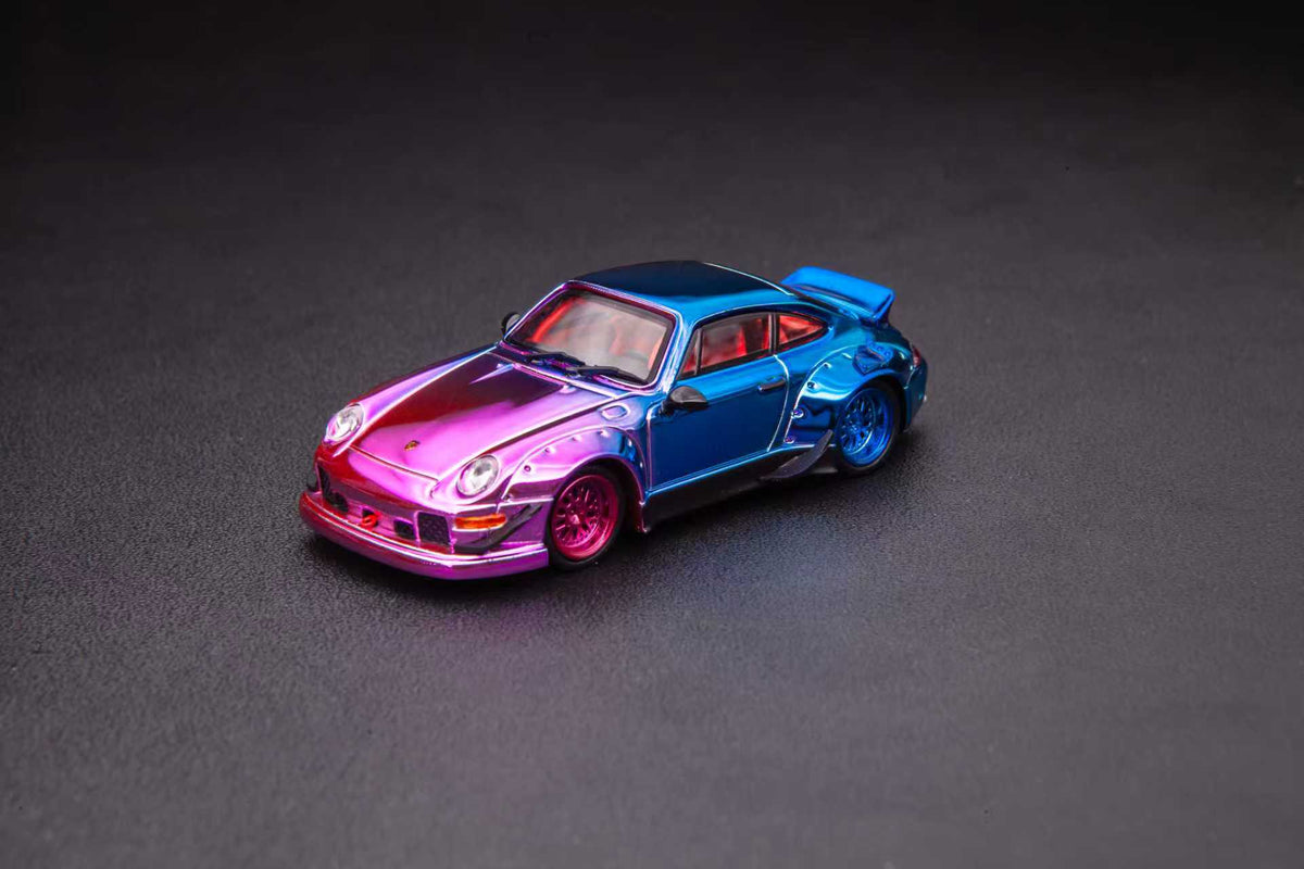 [Preorder] TPC 1:64 Porsche RWB993 Chrome Candy Color