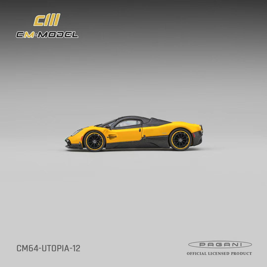 [Preorder] CM Model 1:64 Pagani Utopia Giallo Ginevra CM64-UTOPIA-12