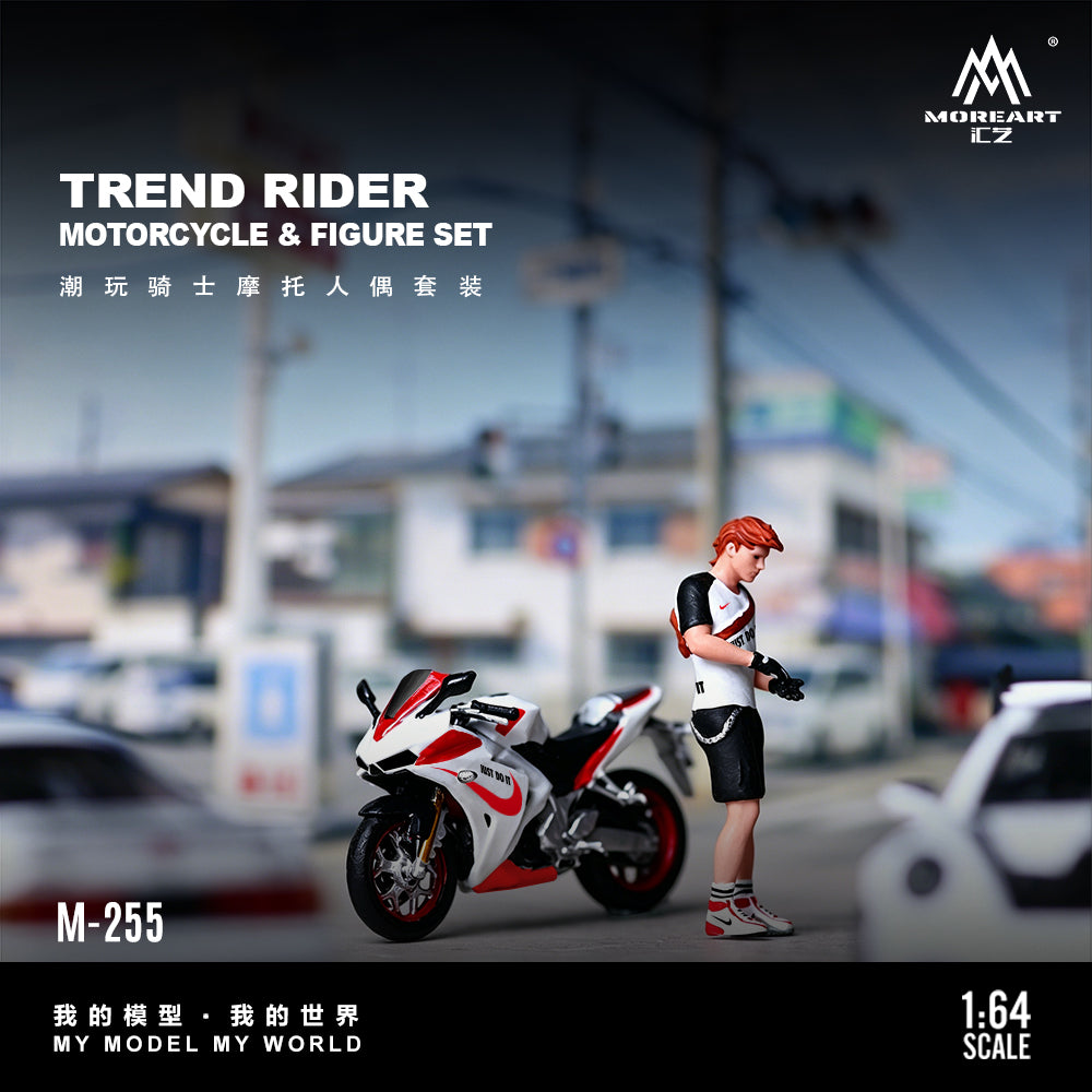 [Preorder] MoreArt 1:64 Trend Rider Motocycle Figure Set MO222255