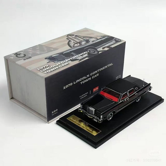 [Preorder] Turning Crush 1:64 1979 Lincoln Continental Town Car Black