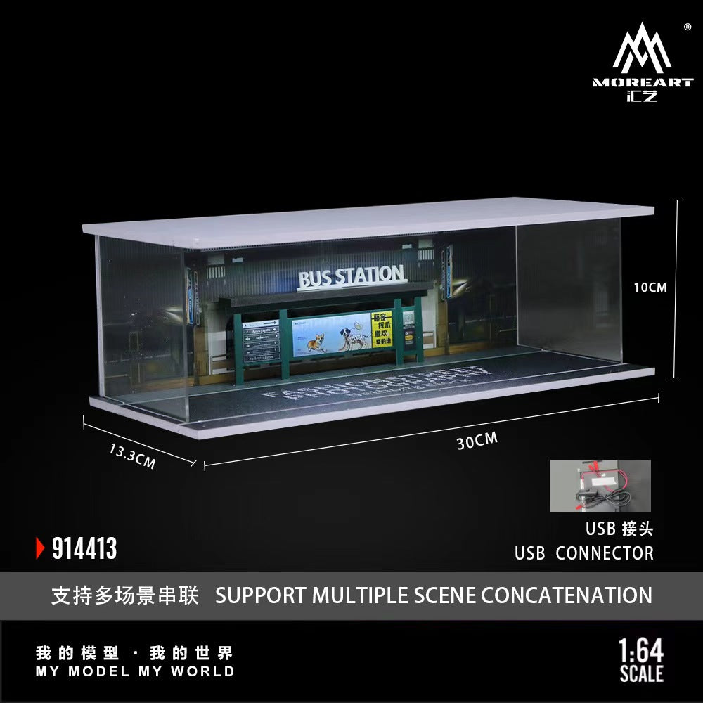 MoreArt 1:64 THEME LIGHTING ASSEMBLY SCENE (3 Versions) MO914413/MO914414/MO914415