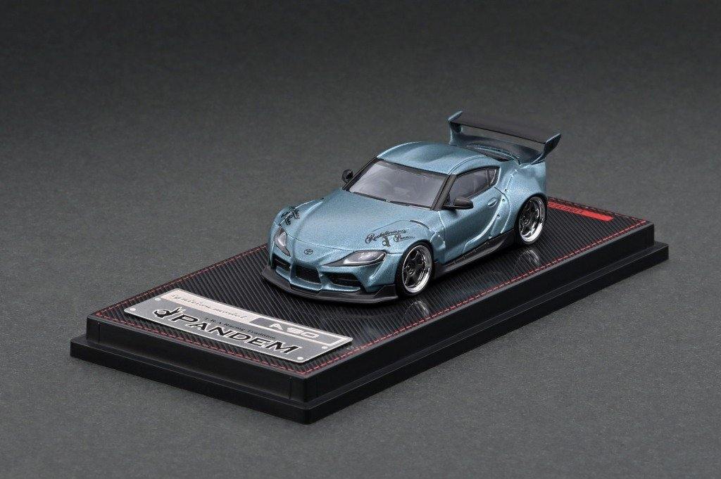 Ignition Model 1:64 PANDEM Supra (A90) Matte Blue Gray Metallic