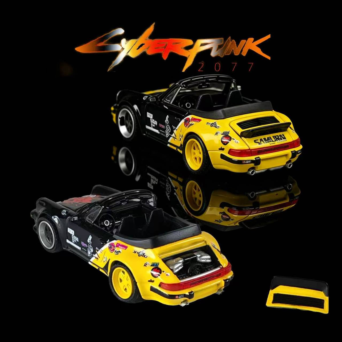 [Preorder] Rhino Model 1:64 Porsche 911 Turbo Cabriolet 930
