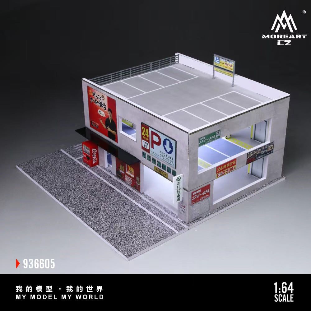[Preorder] MoreArt 1:64 JAPANESE PARKING BUILDING SCENE MO936605