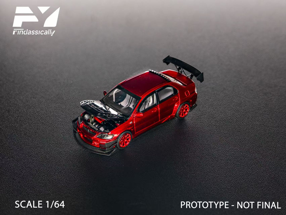 [Preorder] Findclassically 1:64 Mitsubishi 9th Generation Modified - Red (6 Versions)