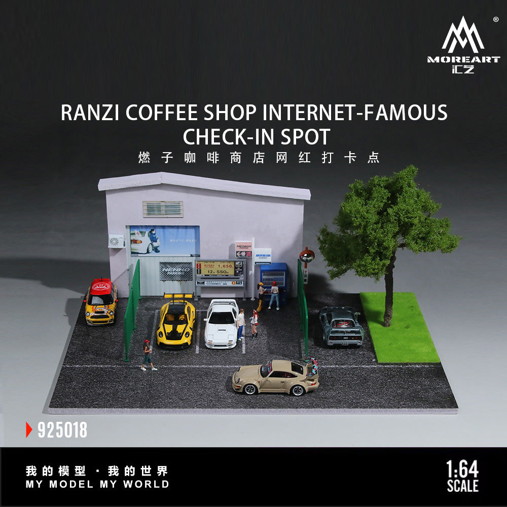 [Preorder] MoreArt 1:64 RANZI COFFEE SHOP INTERNET-FAMOUSCHECK-IN SPOT MO925018