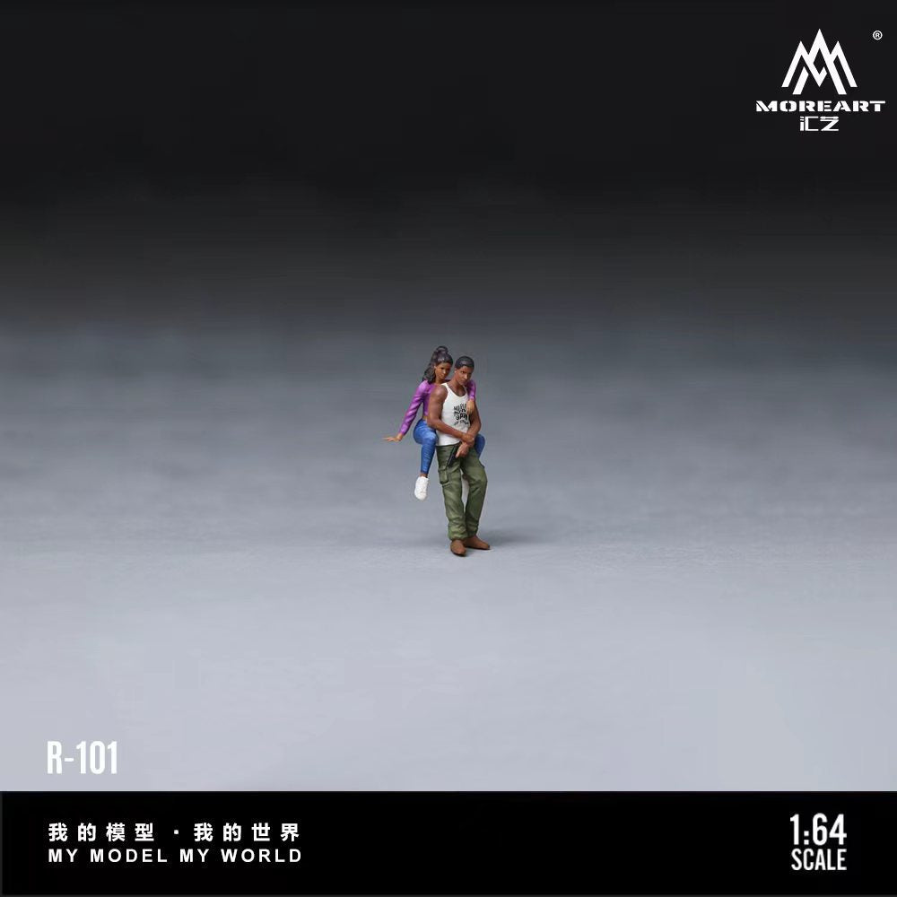 [Preorder] MoreArt 1:64 GTA Style Gangster Couple Figure Set MO223101