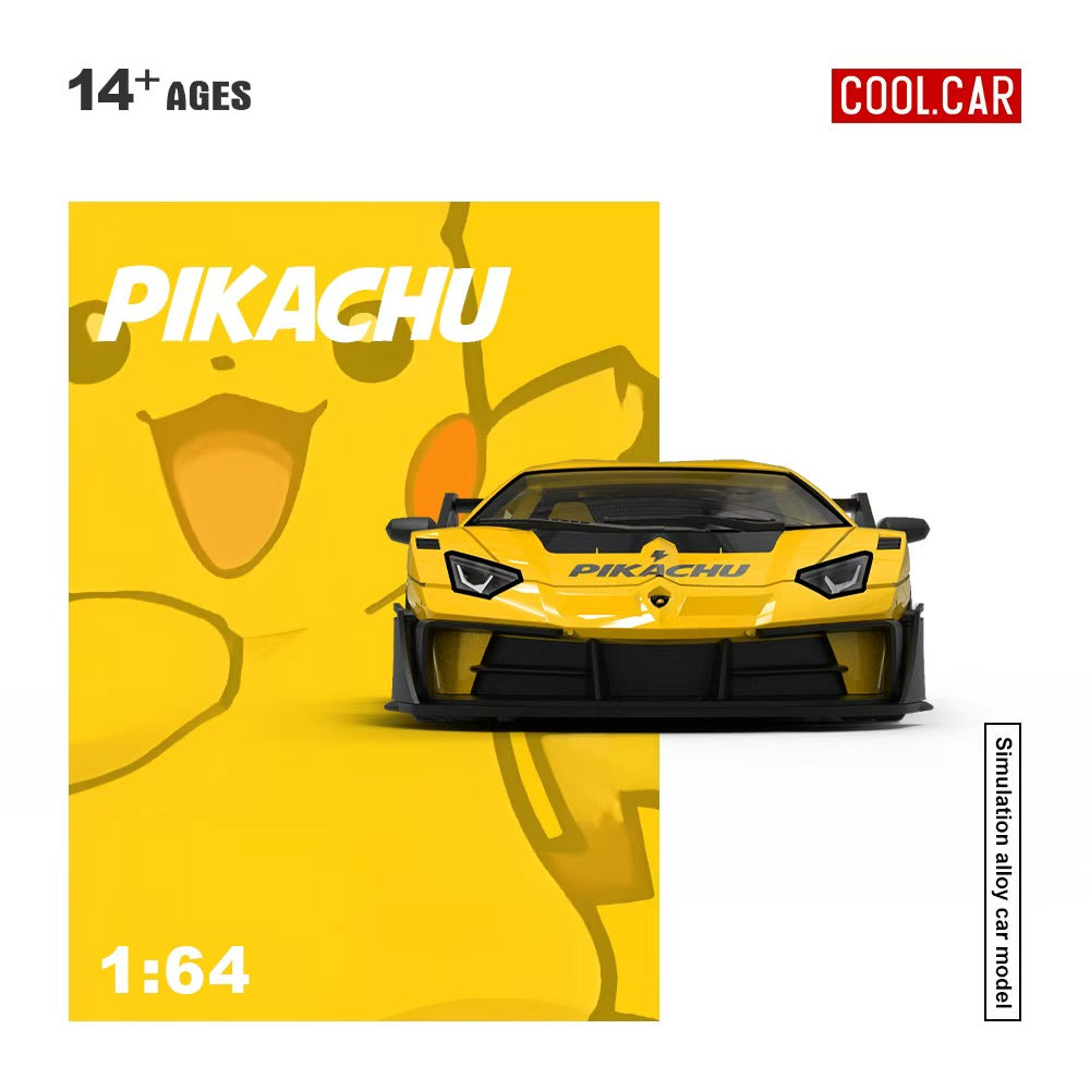 [Preorder] Cool Car 1:64 Lamborghini GTEVO Pikachu Livery CC643833
