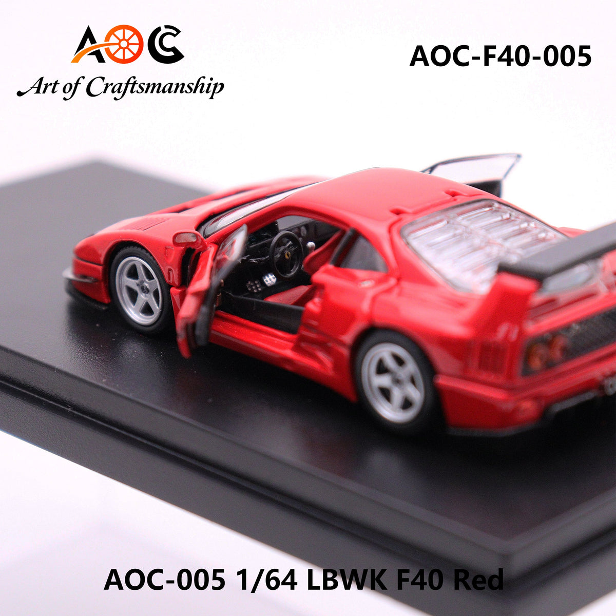 [Preorder] AOC 1:64 LBWK F40 Red AOC-F40-005