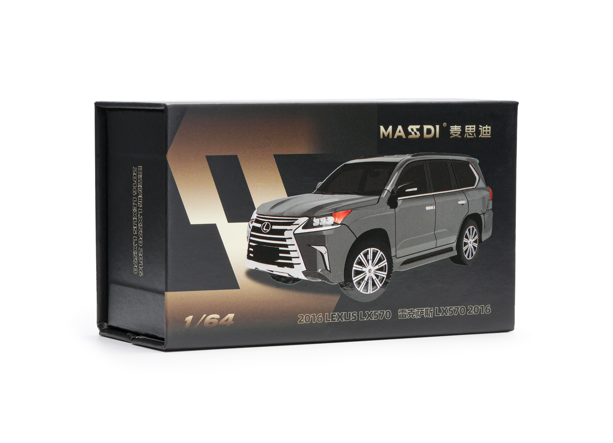 Massdi 1:64 Lexus LX570 2016 Grey LEX2502