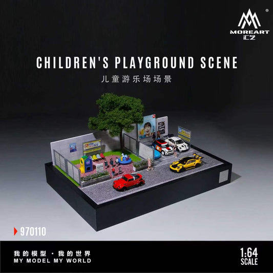 [Preorder] MoreArt 1:64 Children's Playground Scene MO970110