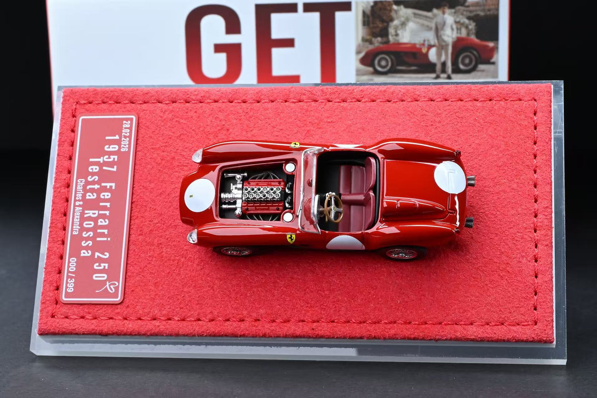[Preorder] GFCC 1:64 Ferrari 250 TR Charles Leclerc wedding car