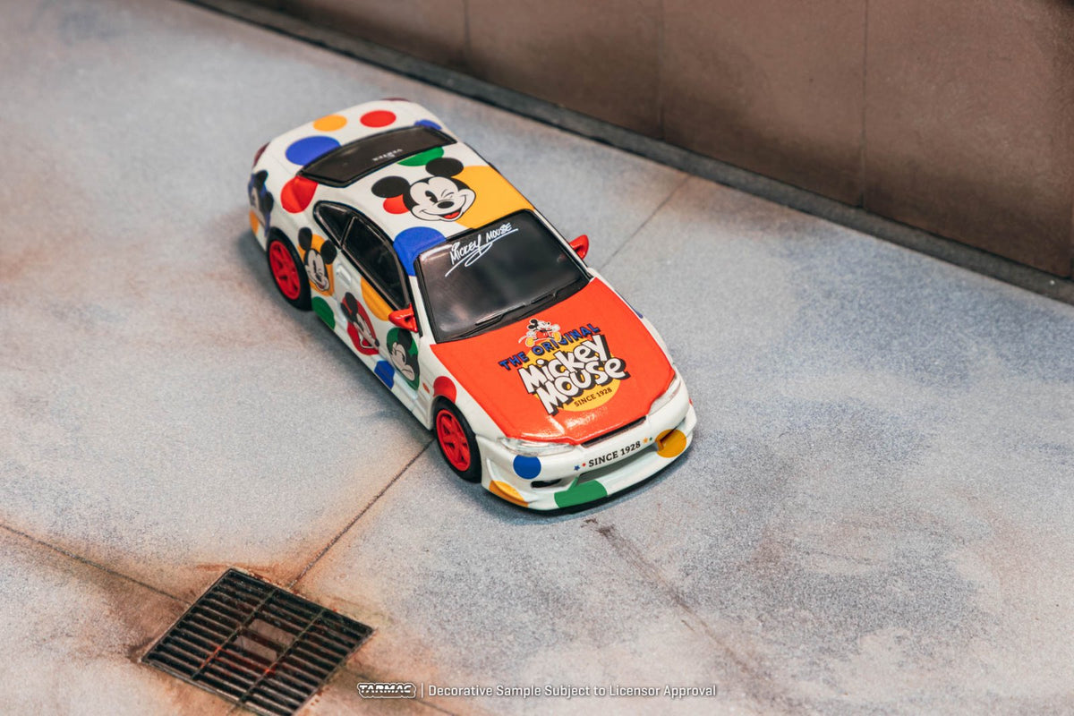 Tarmac Works 1:64 VERTEX Nissan Silvia (S15) Mickey Mouse T64G-023-MK