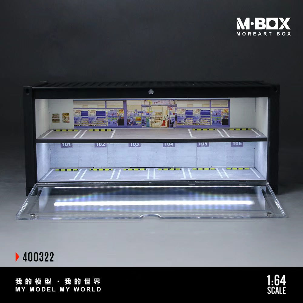 [Preorder] MBOX 1:64 CONTAINER MODEL STORAGE SCENE (2 Versions) MB400321/MB400322