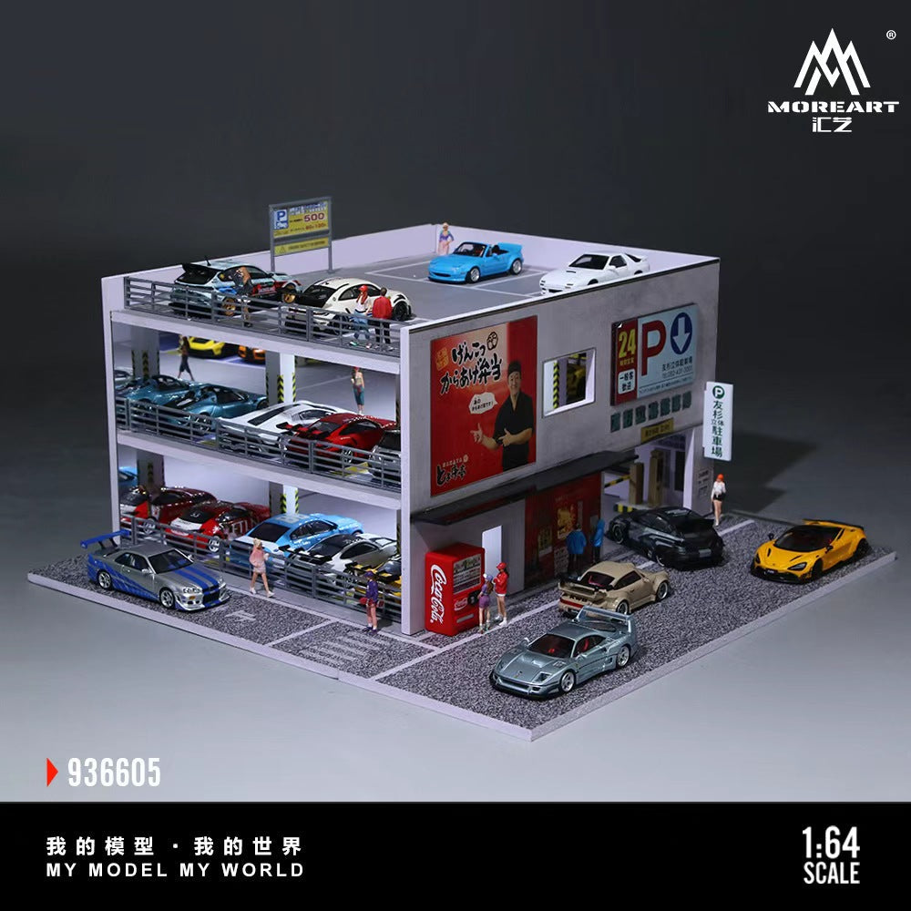 [Preorder] MoreArt 1:64 JAPANESE PARKING BUILDING SCENE MO936605