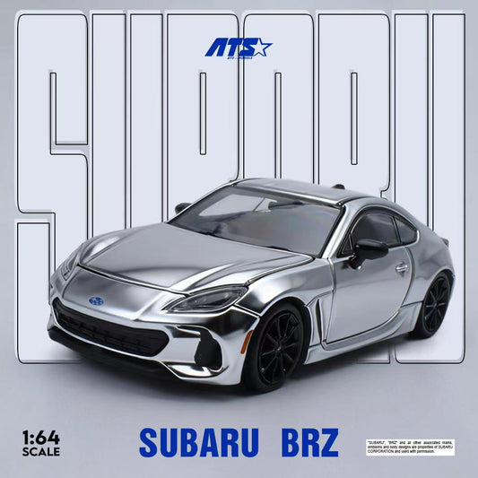 [Preorder] ATS Model 1:64 Subaru BRZ Silver ATS880404