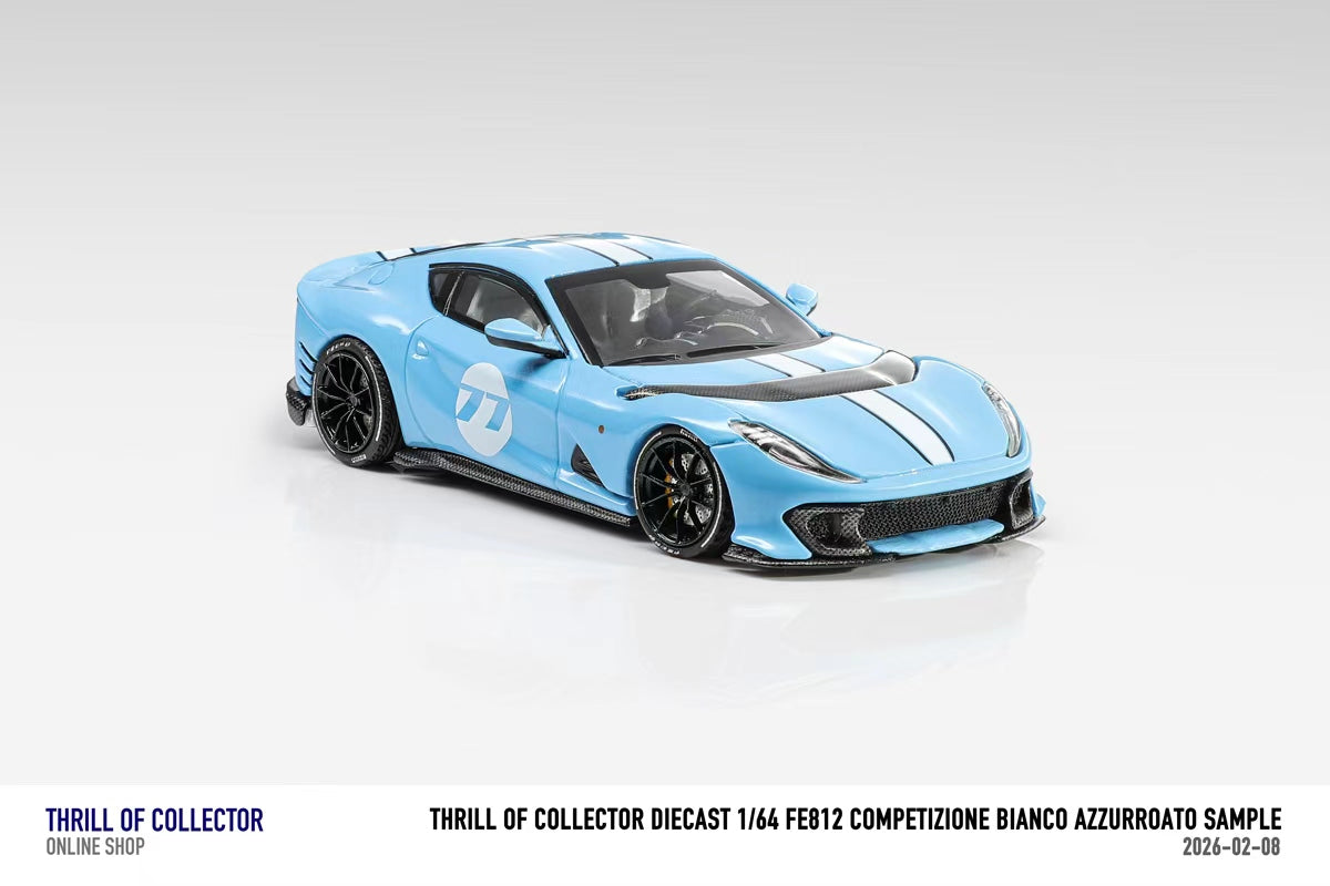 TOC 1:64 Ferrari 812C 3.0 (4 Colours)