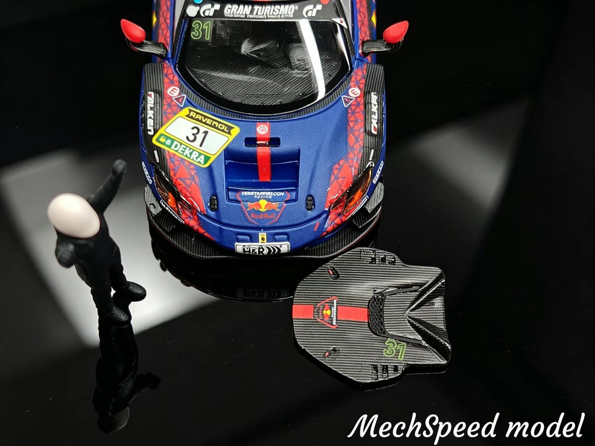 [Preorder] MechSpeed 1:64 296GT3 RedBull #31
