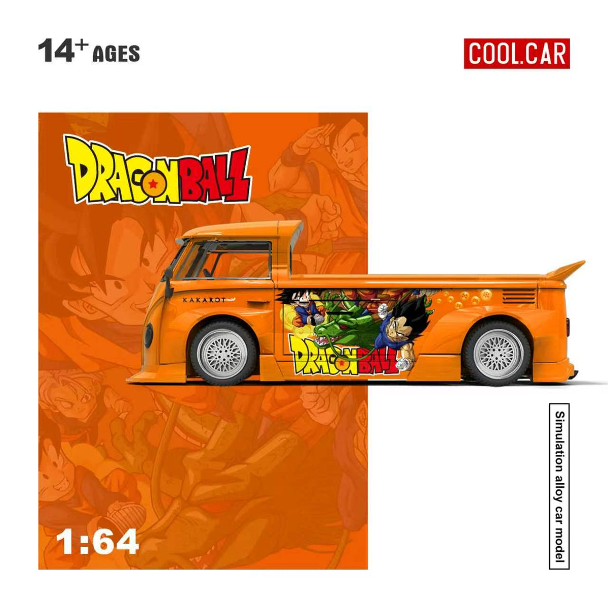 [Preorder] Cool Car 1:64 Volkswagen T1 Dragon Ball Livery CC643925