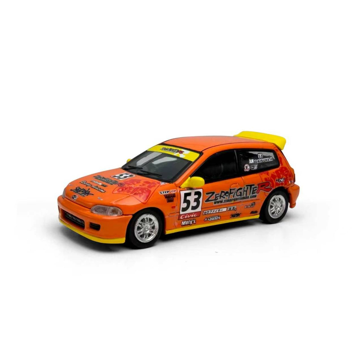 [Preorder] Modelmodel 1:64 Honda Civic EG6 Orange Zero Fighter MM64-EG6-002
