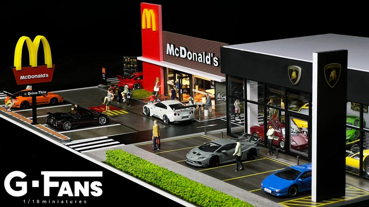[Preorder] G.Fans 1:64 Diorama McDonald's Building 710033