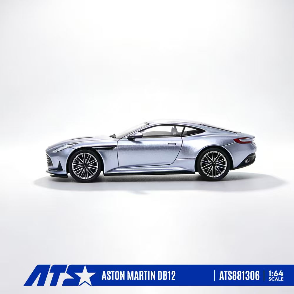[Preorder] ATS Model 1:64 Aston Martin DB12 Silver/Metallic Brown (2 Colours) ATS881306/ ATS881308