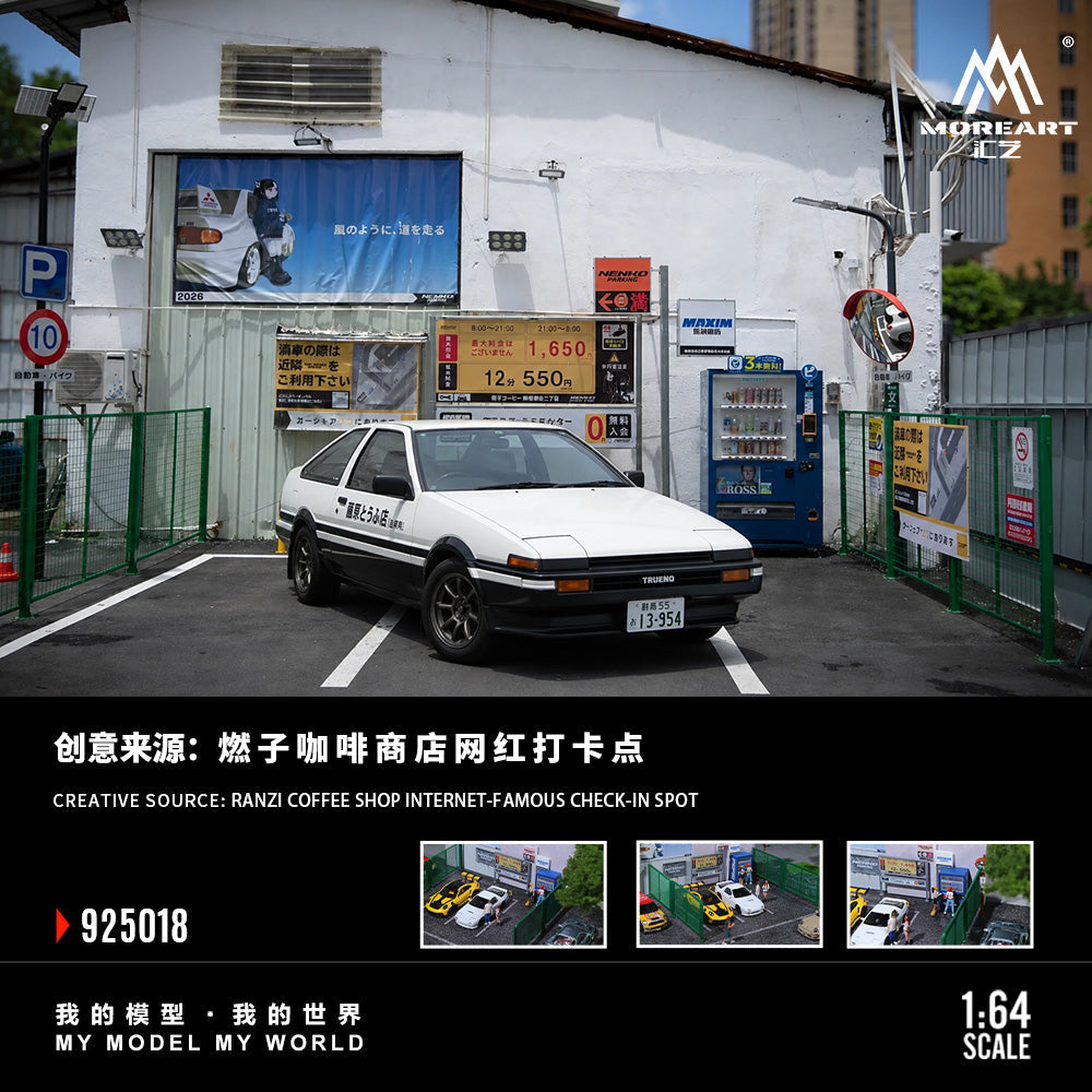 [Preorder] MoreArt 1:64 RANZI COFFEE SHOP INTERNET-FAMOUSCHECK-IN SPOT MO925018