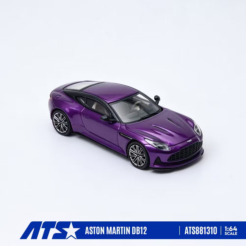 [Preorder] ATS Model 1:64 Aston Martin DB12 Metal Blue/Purple (2 Colours) ATS881309/ATS881310