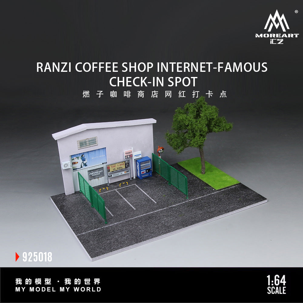 [Preorder] MoreArt 1:64 RANZI COFFEE SHOP INTERNET-FAMOUSCHECK-IN SPOT MO925018