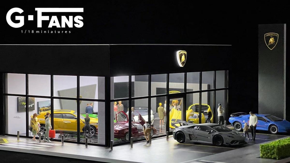 G.Fans 1:64 Diorama Lamborghini Display Center 710034