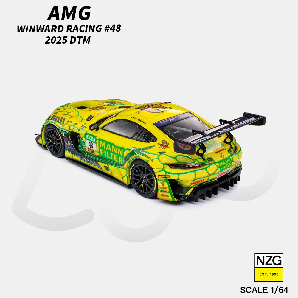 [Preorder] KILO works 1:64 Mercedes AMG GT3 EVO DTM 2025 (2 Colours) 114600010/114600011