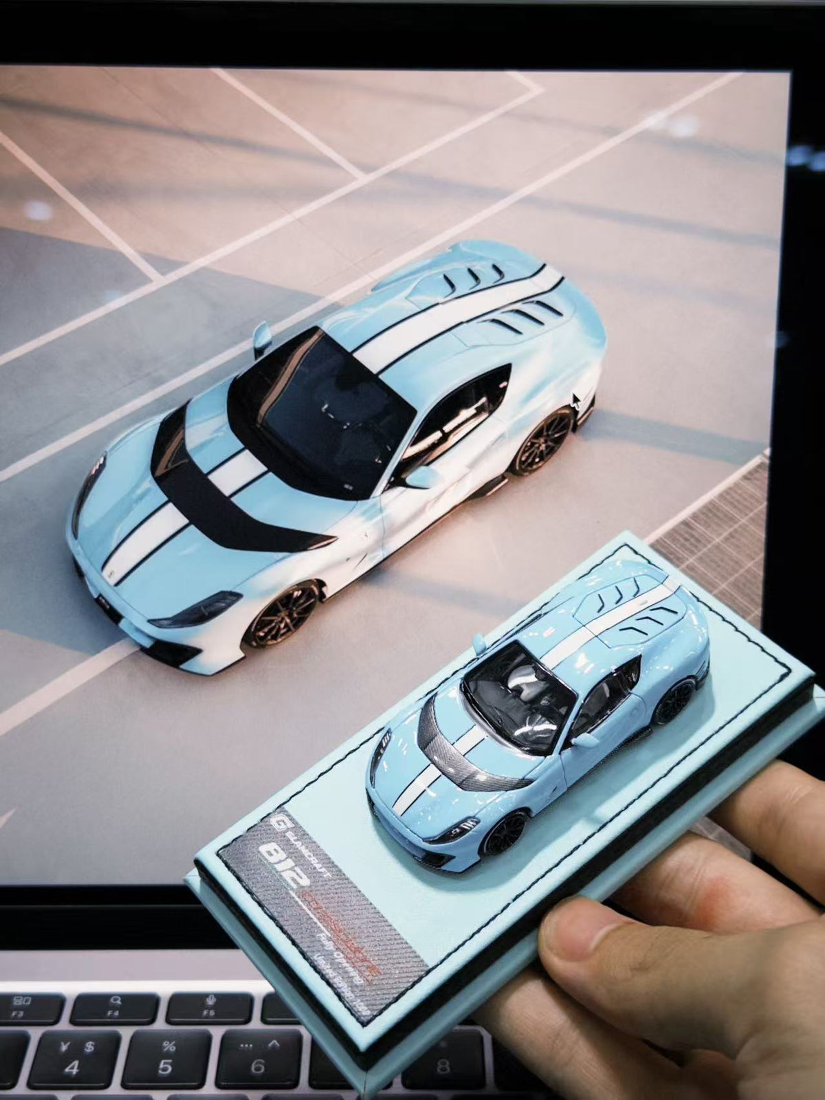 GlamCraft 1:64 Ferrari 812C Blue