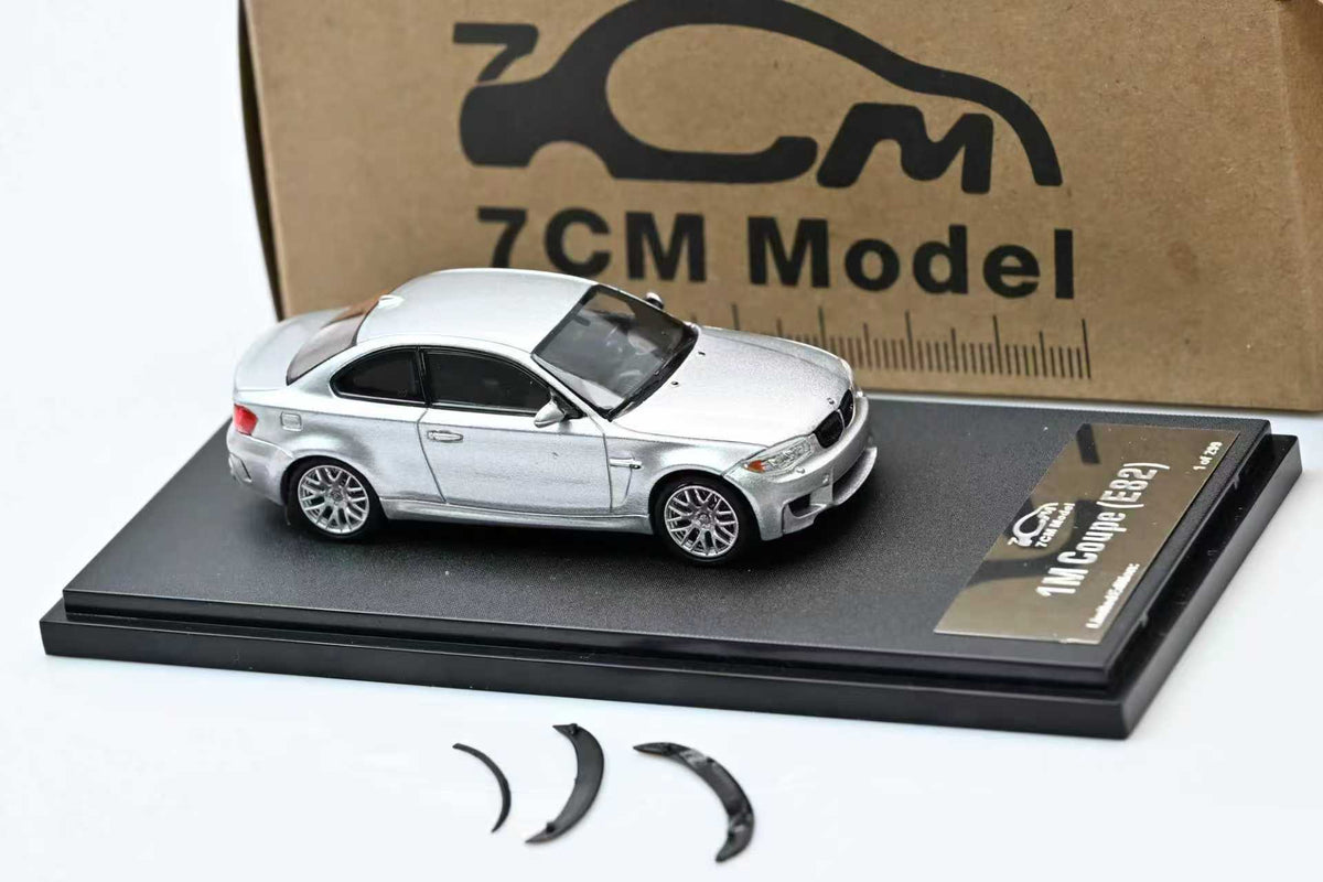 7CM Model 1:64 BMW 1M Coupe (E82) Glacier Silver Metallic