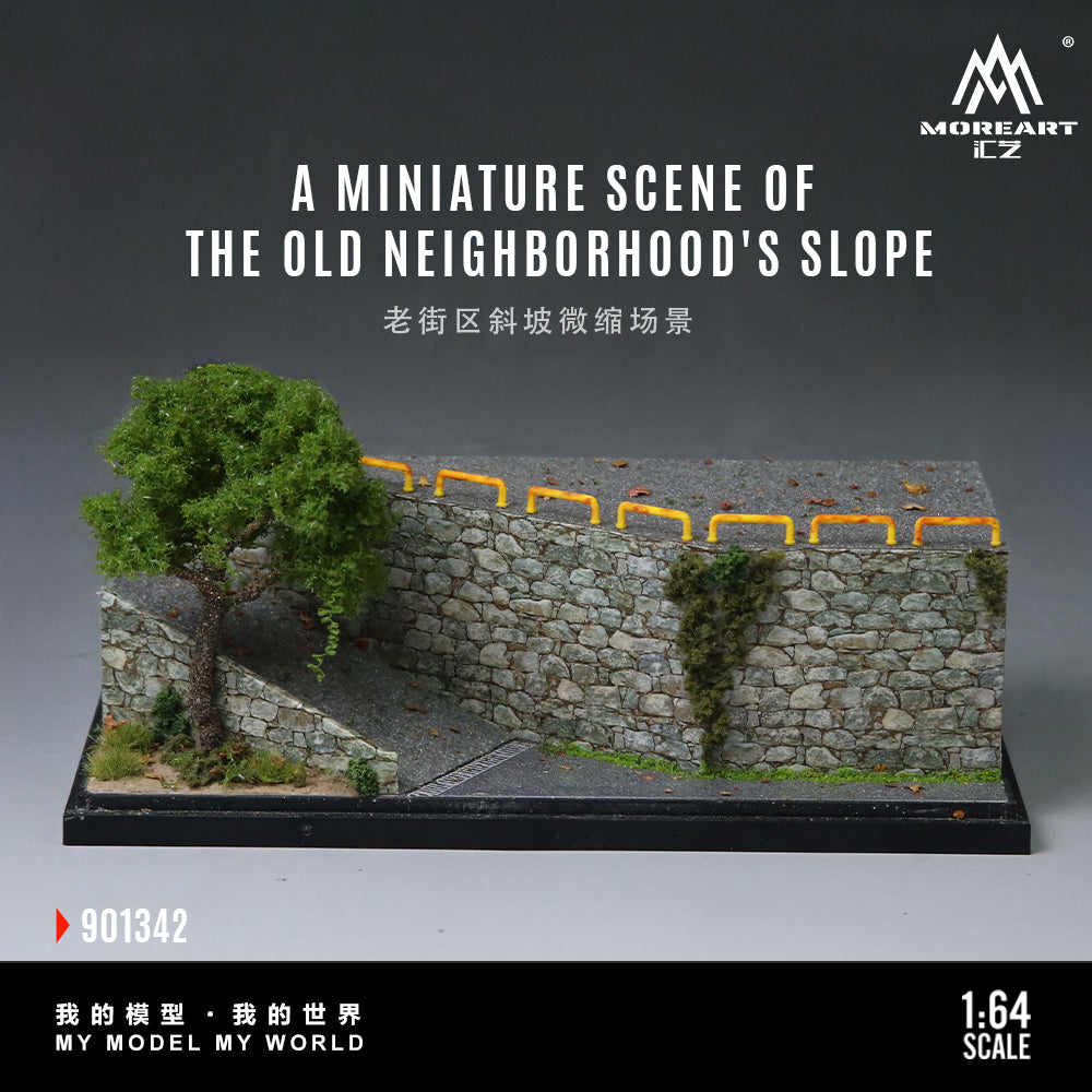 [Preorder] MoreArt 1:64 The Old Neighborhood's slope Scene MO901342
