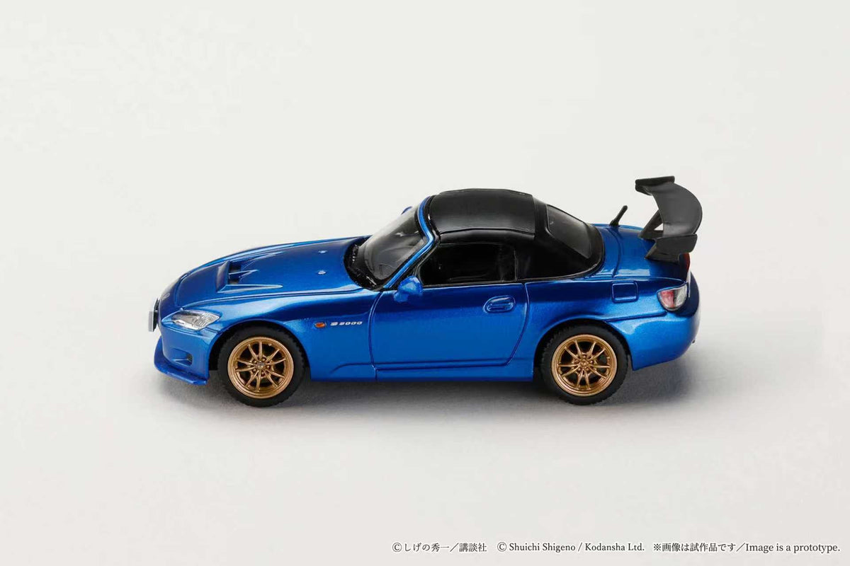 [Preorder] Hobby Japan 1:64 Honda S2000 Initial D Toshiya Joshima  VS Takumi Fujiwara Blue HJDMD012