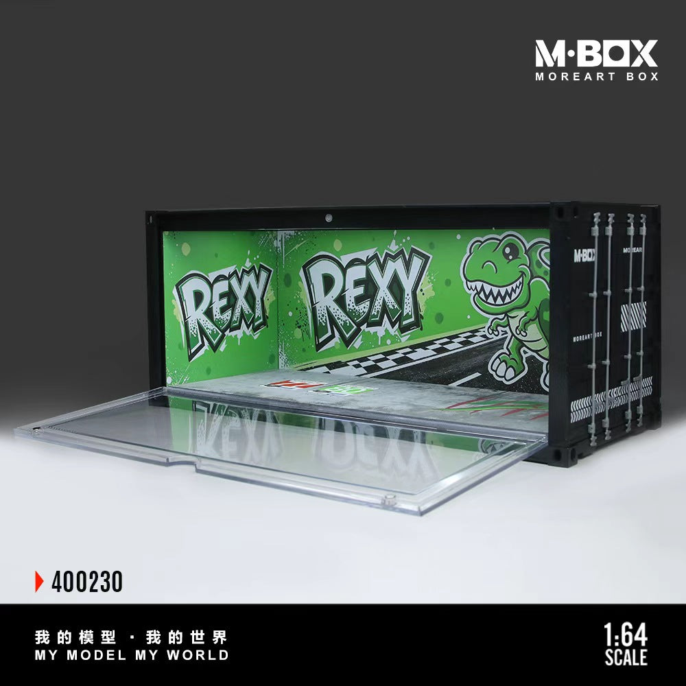 [Preorder] MBOX 1:64 Dinosaur Painted Container Scene MB400229/ MB400230/ MB400231
