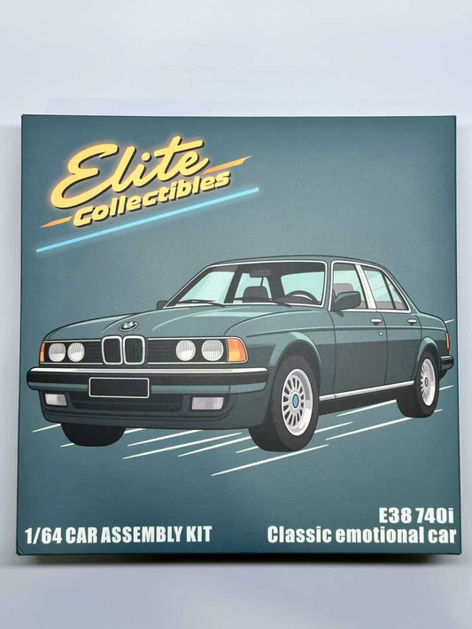 Elite Collectibles 1:64 BMW E38 Original color and unpainted parts kit
