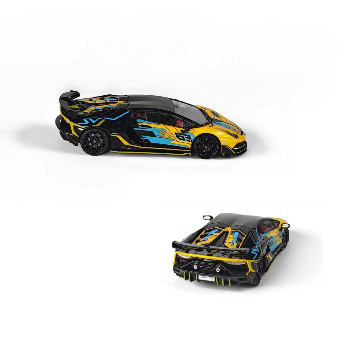 Maxwell Model 1:64 Lamborghini Aventador SVJ63 (3 Colours) Mw6435008/Mw6435009/Mw6435010