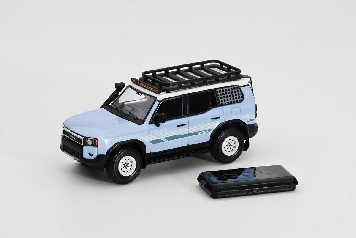 GCD 1:64 Toyota LAND CRUISER PRADO 2024 - LHD BLUE KS-075-581