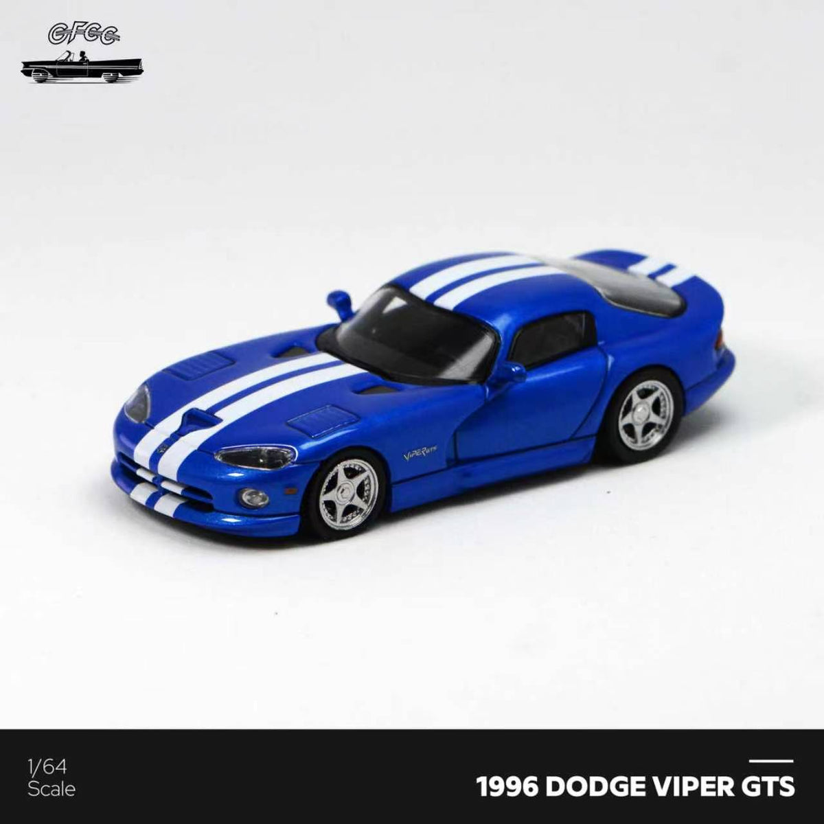[Preorder] GFCC 1:64 Viper GTS Blue & White Stripes