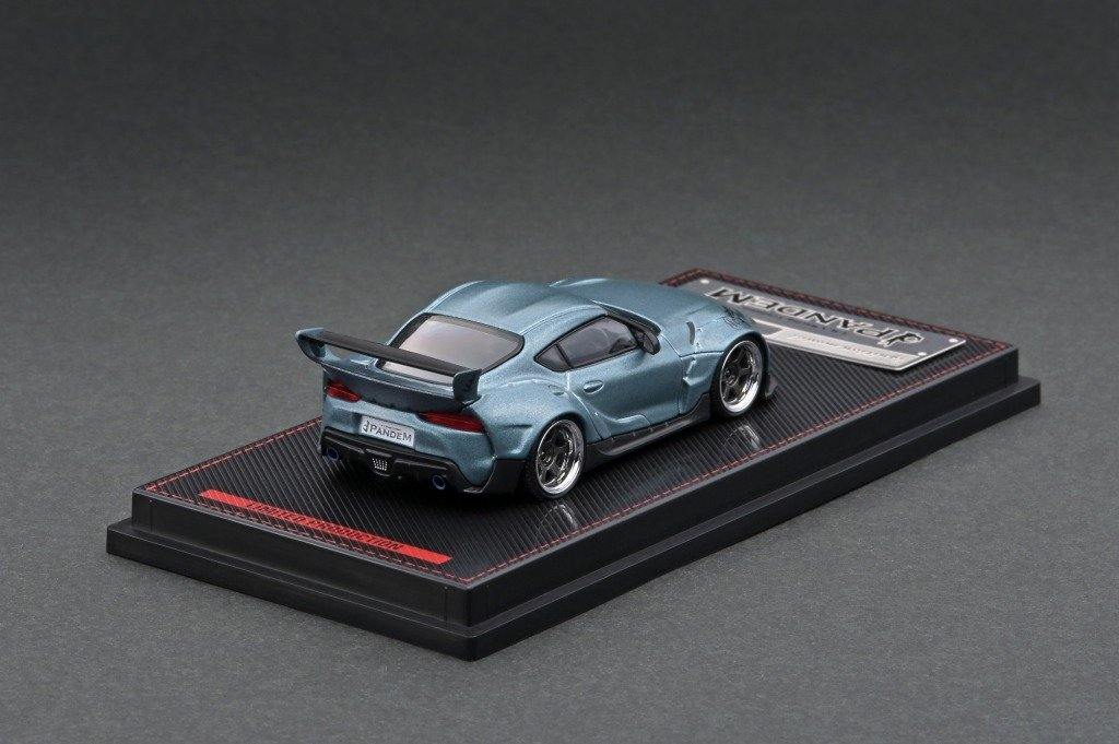 Ignition Model 1:64 PANDEM Supra (A90) Matte Blue Gray Metallic